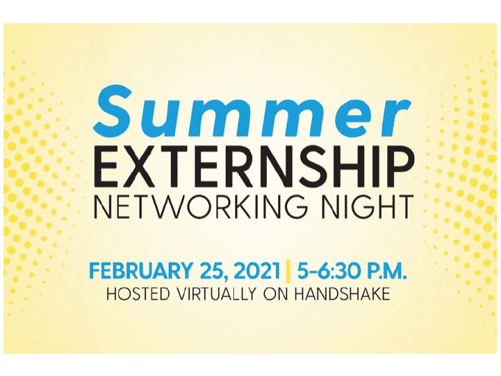 University of Delaware 2021 Summer Externship Networking Night