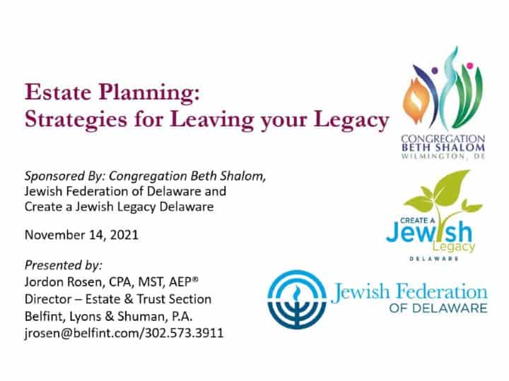 Estate Planning Strategies for Leaving Your Legacy