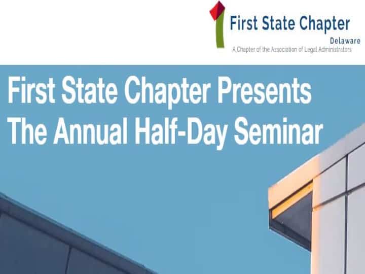 ALA First State Annual Half Day Seminar