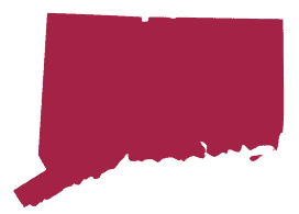 Silhouette of the State of Connecticut