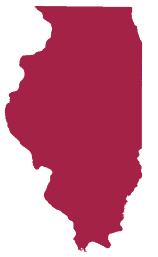 Silhouette of State of Illinois