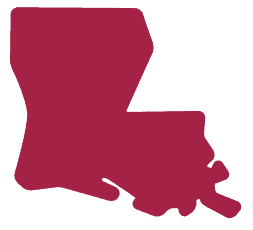 Silhouette of the State of Louisiana