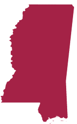 Silhouette of the State of Mississippi