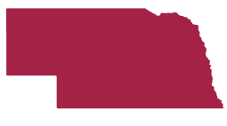 Silhouette of the State of Nebraska 