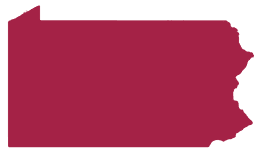 Silhouette of the State of Pennsylvania