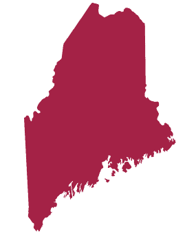 Silhouette of the State of Maine