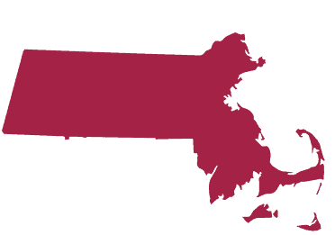 Silhouette of the State of Massachusetts
