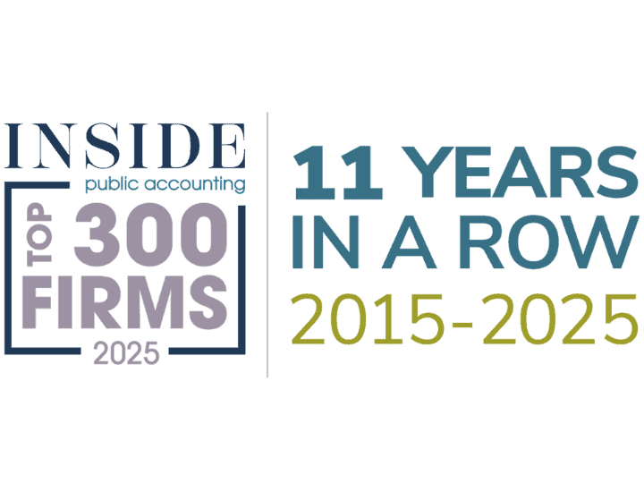 BLS CPAs Named to INSIDE Public Accounting’s Top 300 Firms List for 11th Consecutive Year